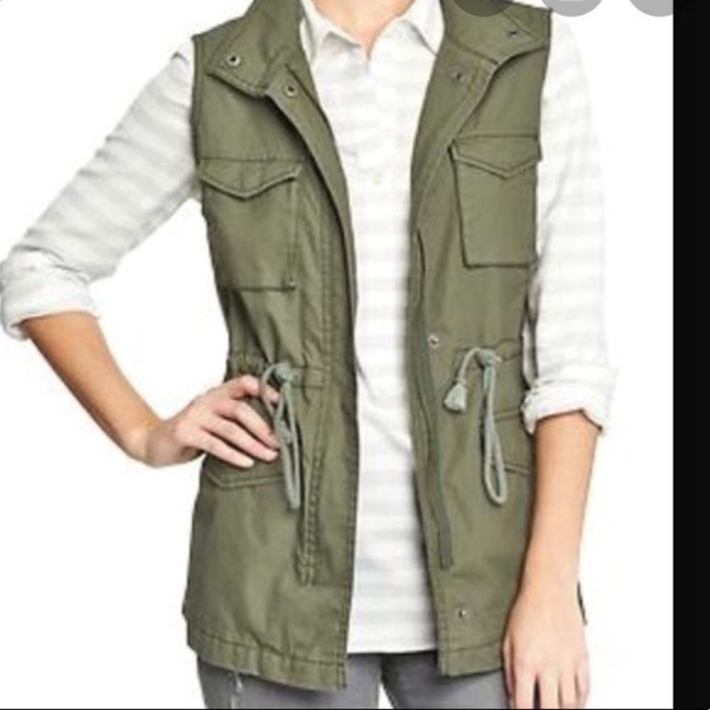 Green Vest, perfect for layering